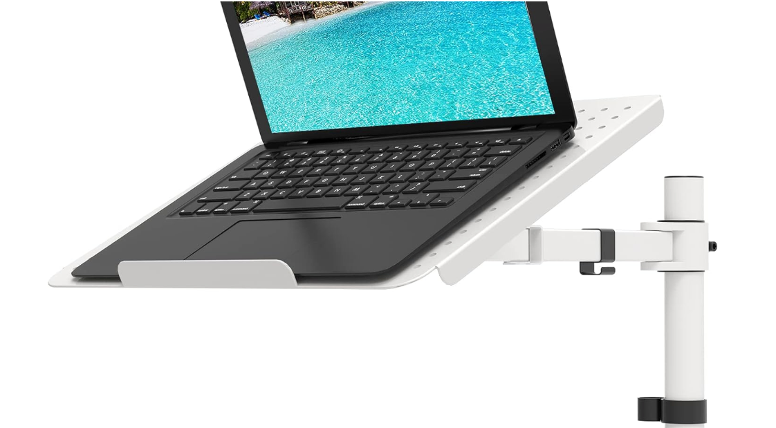 Prism DJ Booth Tray Desk Mount Fully Adjustable Laptop Stand