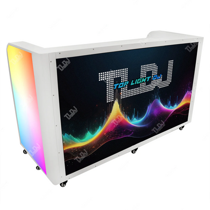 Prism65 DJ Booth Foldable Facade with 65" LED TV