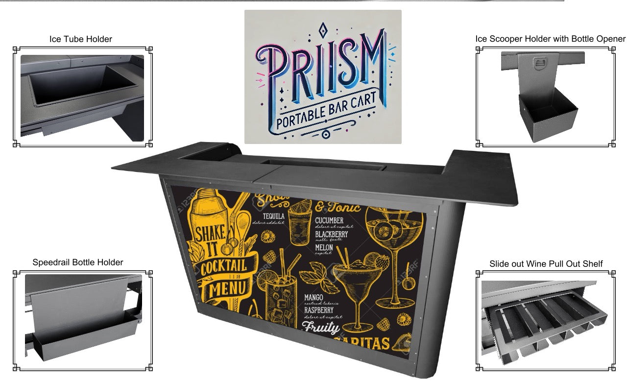 Prism Portable Bar Booth Accessories